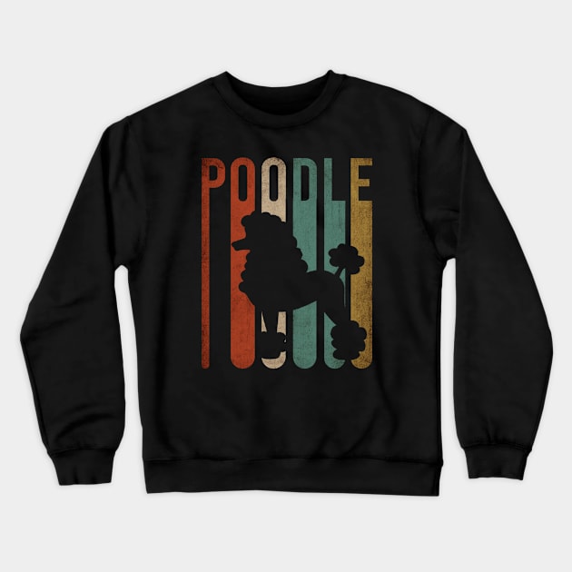 POODLE, RETRO STYLE Crewneck Sweatshirt by Teekingdom